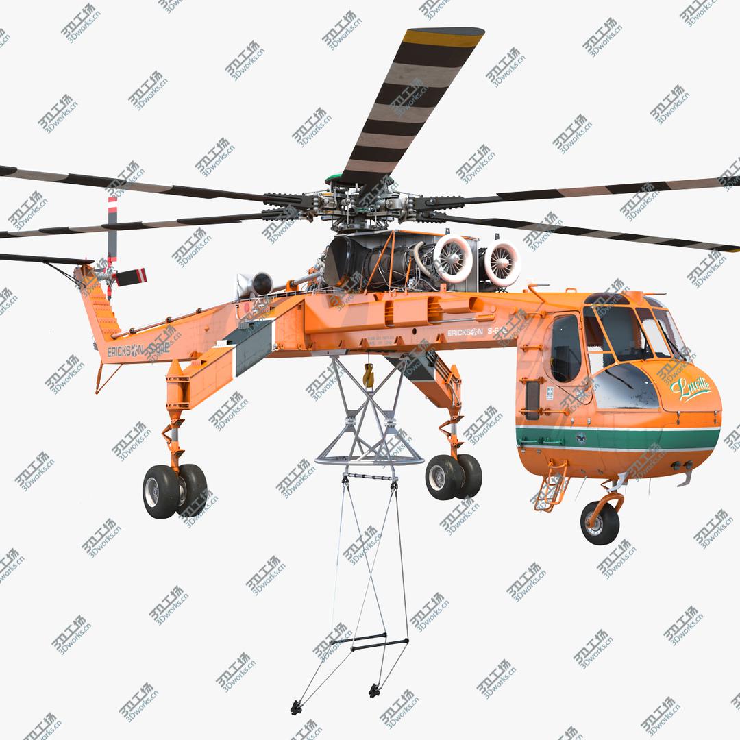 images/goods_img/20210313/Heavy-Lift Sikorsky S-64 Skycrane Helicopter Rigged model/1.jpg